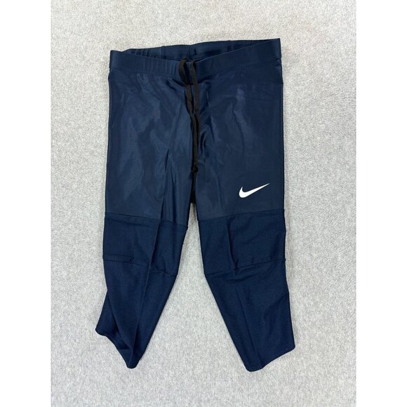 Nike Pro Elite 3/4 Length Compression Running Leggings‎ (Women's XL) Blue - Picture 1 of 12